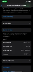 ايربودز برو الجيل الثاني airpods pro sec gen 9