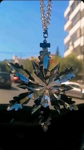 ورقة شجر الخريف الكريستال 😍 2