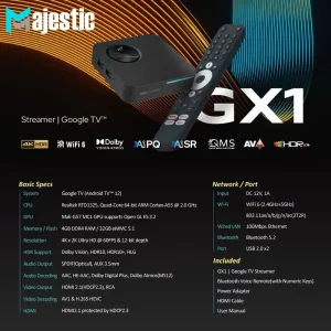 جهاز اندرويد مرخص بوكس ماجستيك gx1 google tv 5