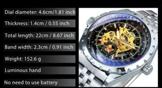 JARAGAR Men Automatic Watch 8