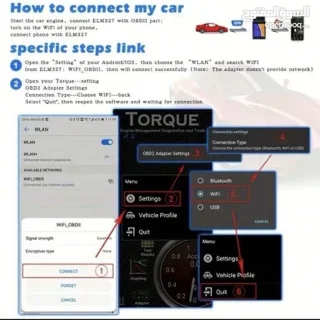 استفد من تقنية OBD2 الرائدة obd 2/ جهاز فحص كمبيوتر