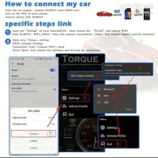 استفد من تقنية OBD2 الرائدة obd 2/ جهاز فحص كمبيوتر