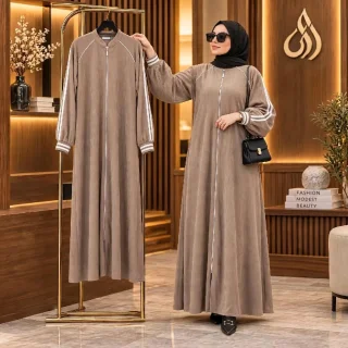 “انتبهي… لأنه أول ما يخلص؟ رح تقولي يا ريت 😌🖤جـلبـاب أسلمك سحاب  👌 فري سايـز  ـو 6