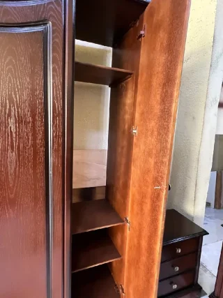 🛍️غرفة نوم شبابية مميزة ♦️خشب لاتيه ١٨ قشرة بلوط ️مستعمل بحال الوكالة ️ سرير مفرد ع 8