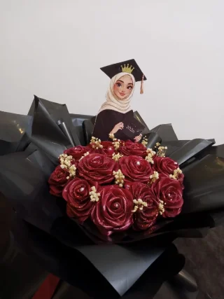 ورد صناعي مصنع من قماش 4