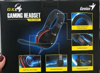 فرصة حلوة للي بدو سماعة جيمينج بسعر لقطة، Genius Gaming Headset – HS-G560 4
