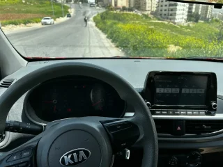 كيا بيكانتو موديل 2021 لون احمر جميل جير اوتوماتيك فحص 3 جيد للبيع 6