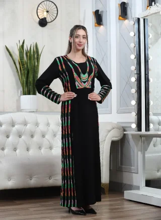 ✔️موسم جدييييييد✔️أجمل ثوب تصميم تطريز التراث الأردني ✔️متوفر لجميع الأحجام لغاية 1
