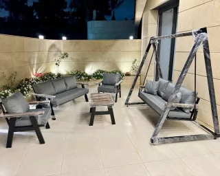 🪑 الطاولات  الاربع مقاعد 260د  🪑 ال6 مقاعد  360ديناركل ما يزيدوا عدد الكراسي كل 14