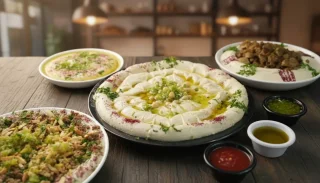 مطعم حمص فول فلافل  قلايات يعمل بشكل جيد للبيع 6