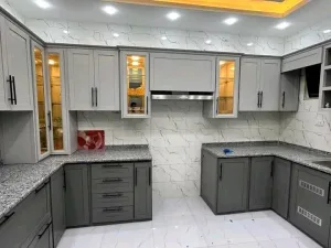تفصيل مطابخ المنيوم وشبابيك واباجورات وصيانه اباجورات ومناخل 2