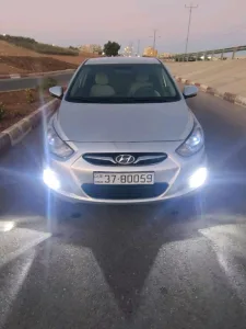 هيونداي اكسنت 2015 لون سلفر ماتور 1600 فحص 3 جيد 9