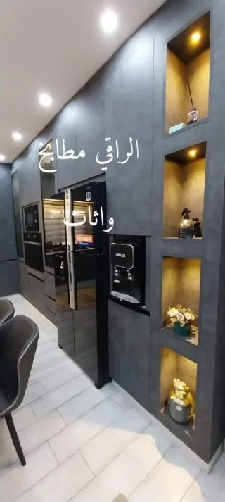 مطبخ مودرن من خشب اللامنيت الاسباني