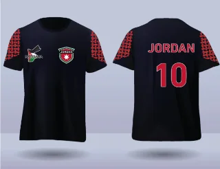 تي شيرت المنتخب الاردني (النشامى) لكأس العالم 2