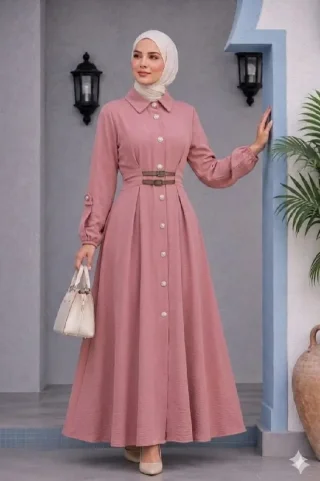 جـمال هالفستـان  🫠🎀"فستـان دبـل كلـوش 👌بـس 15دينـار🙈😘الـخـامـة بـاربـي🫶🦋 فـري سـ 2