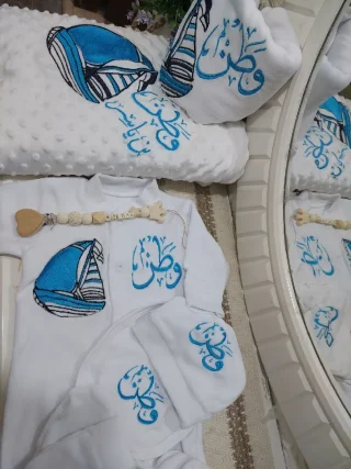 👶✨ الدلال والراحة لطفلك في طقم واحد متكامل! ✨👶شاهدي الصور وتخيلي طفلك محاطاً بنعو 7