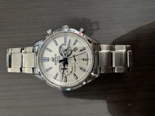 ساعة Casio Edifice Sapphire أصلية — ستانلس ستيل / Japan Mov’t / WR 10BAR 3