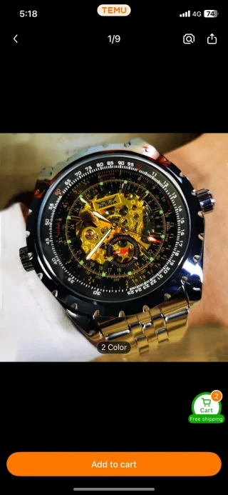 JARAGAR Men Automatic Watch 2