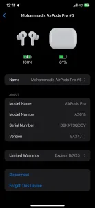 ايربودز برو الجيل الثاني airpods pro sec gen 6
