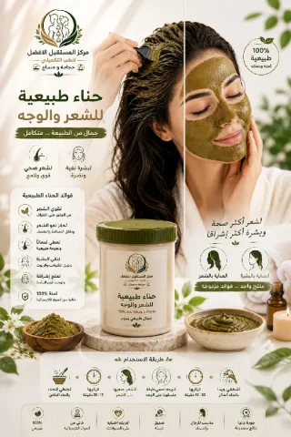 حناء طبيعية للشعر والبشرة 2