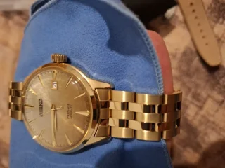ساعة سيكو بريساج كوكتيل تايم ذهبي.      seiko presage cocktail time gold 7