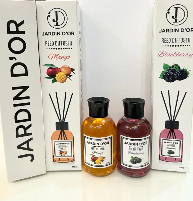 JARDIN D‘OR, Reed diffuser 9