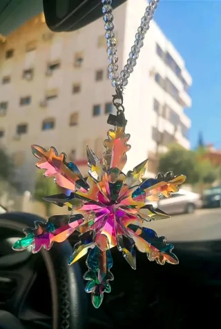 ورقة شجر الخريف الكريستال 😍