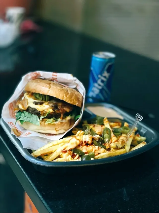 Lunch box burger