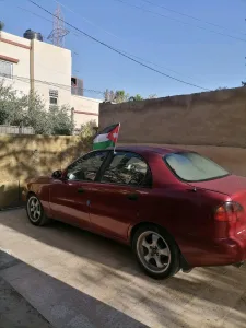 دايو لانوس موديل 1999 لون خمري 2