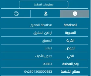 قطعة ارض للبيع في حي الحسبان المفرق 2