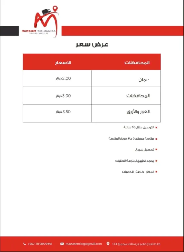 شركة مواسم للدعم اللوجستي