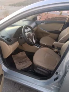 هيونداي اكسنت 2015 لون سلفر ماتور 1600 فحص 3 جيد 12
