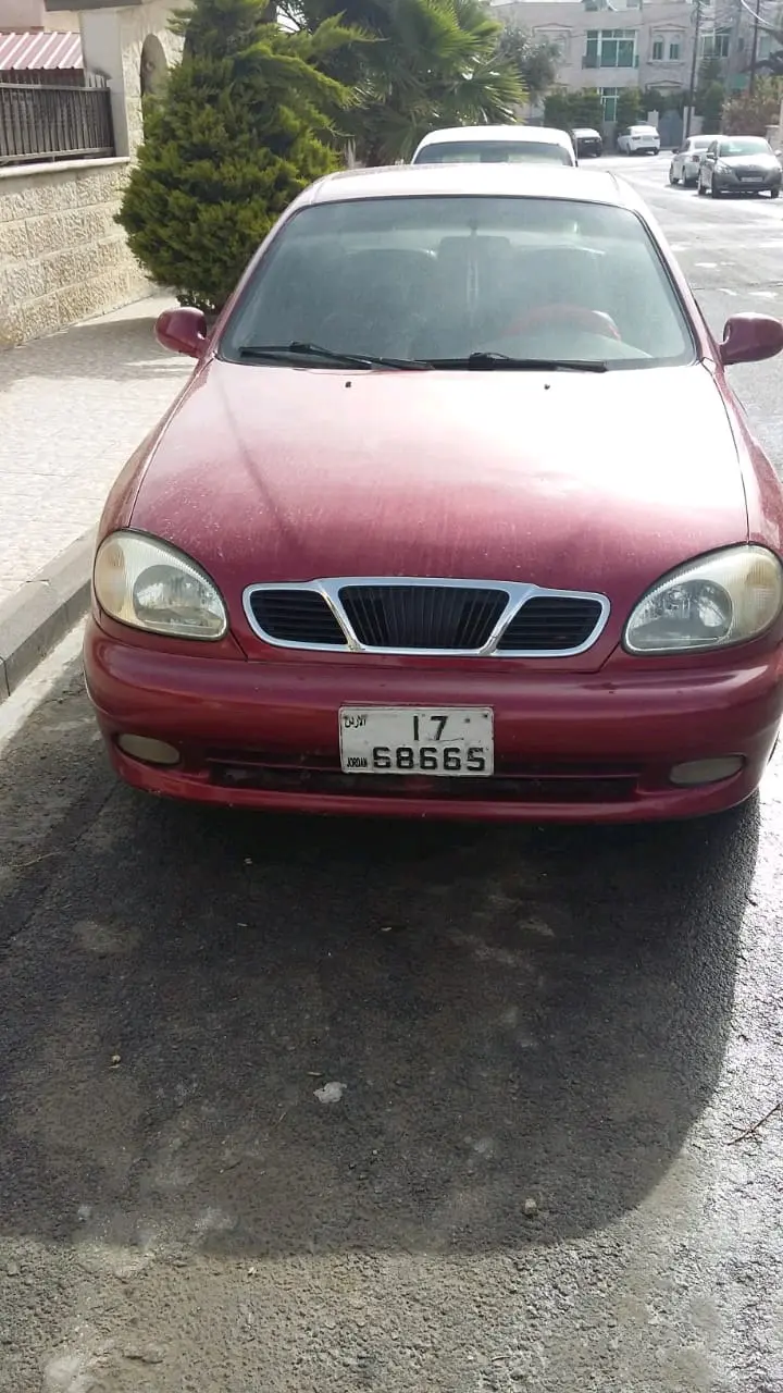 دايو لانوس موديل 1999 لون خمري