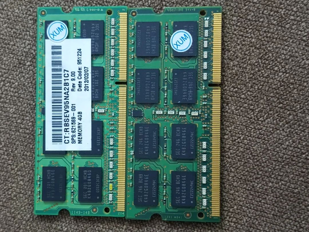 2*4 DDR3 ram for laptop