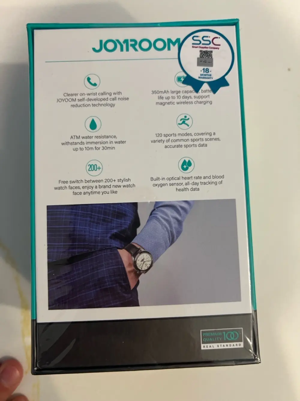 ⌚ ساعة ذكية أنيقة – Classic Series Smart Watch (JR-FC2 Pro)