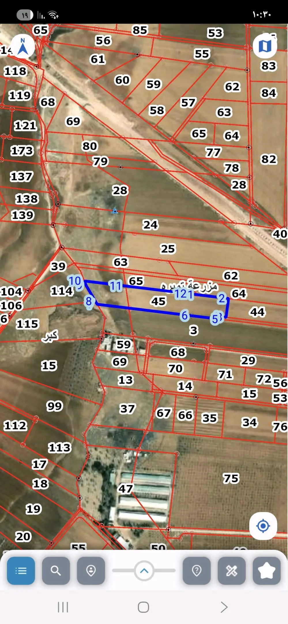 ارض بمساحة 14 دونم 633 متر