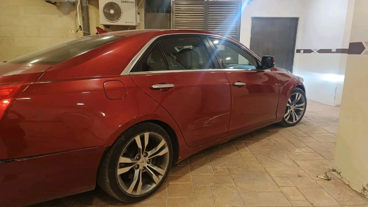 كاديلاك CTS موديل 2014 فل لمن معه إعفاء أو للقطع