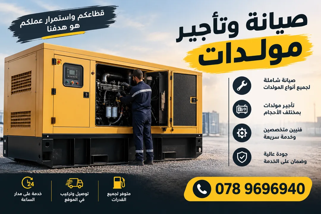 تأجير مولدات كهربائية