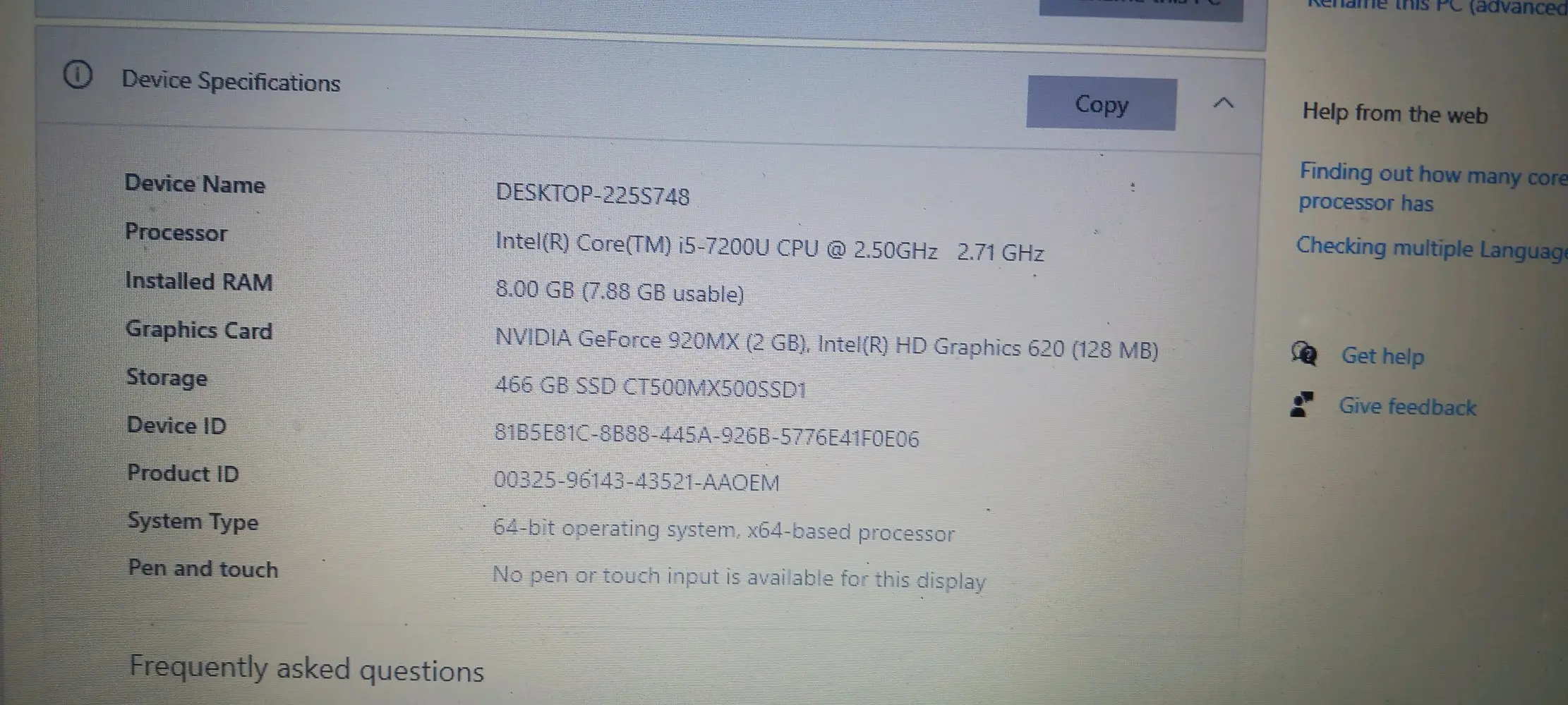 لابتوب لينوفو i5 كرتين شاشه