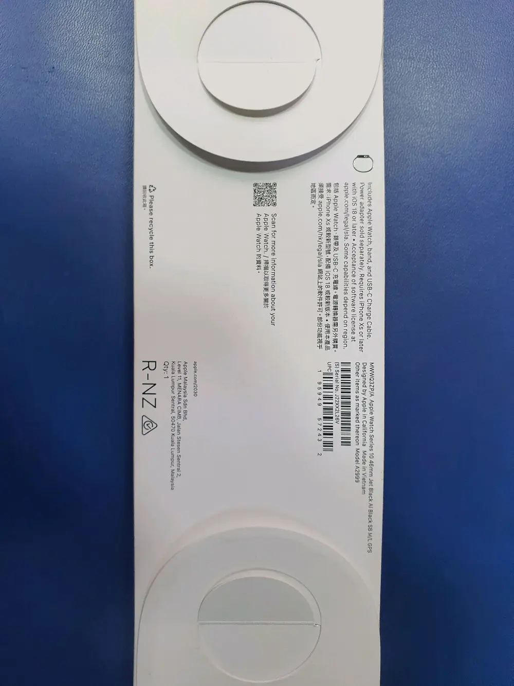 ساعة آبل الجيل 10 46mm جديدة لون اسود