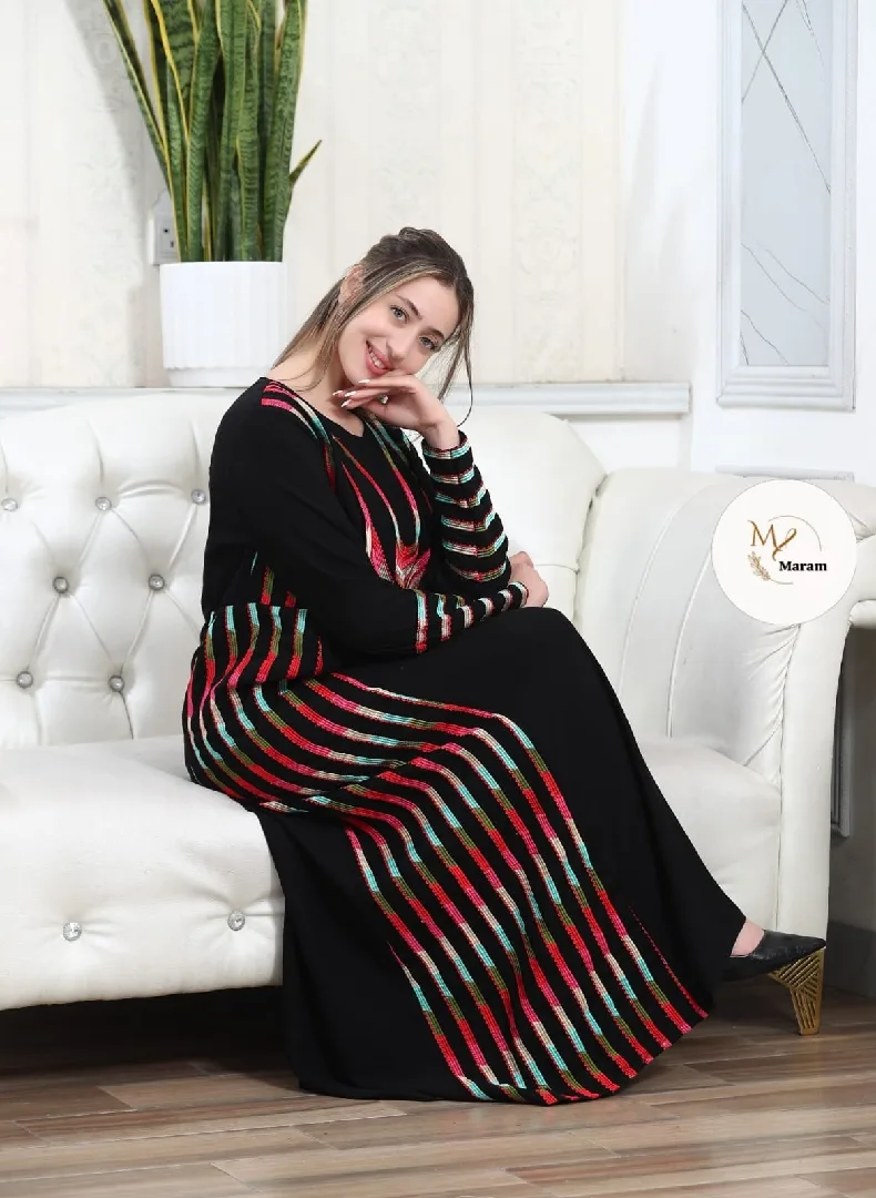 ✔️موسم جدييييييد✔️أجمل ثوب تصميم تطريز التراث الأردني ✔️متوفر لجميع الأحجام لغاية 1