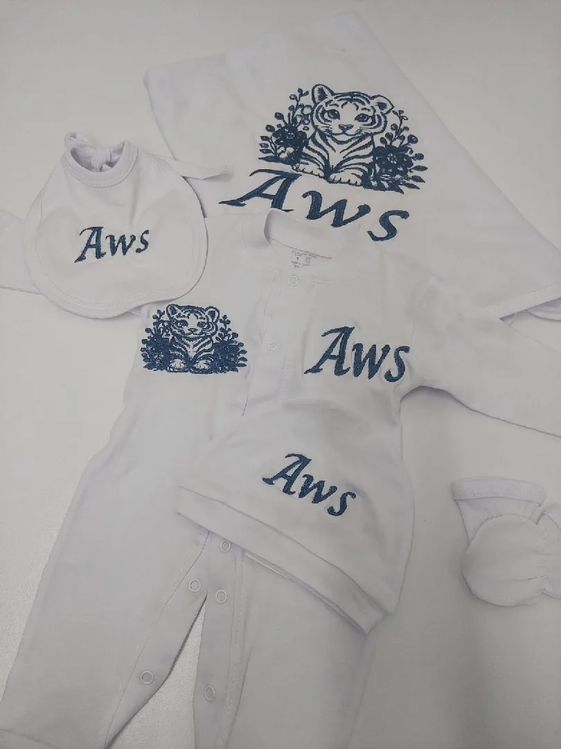 👶✨ الدلال والراحة لطفلك في طقم واحد متكامل! ✨👶شاهدي الصور وتخيلي طفلك محاطاً بنعو