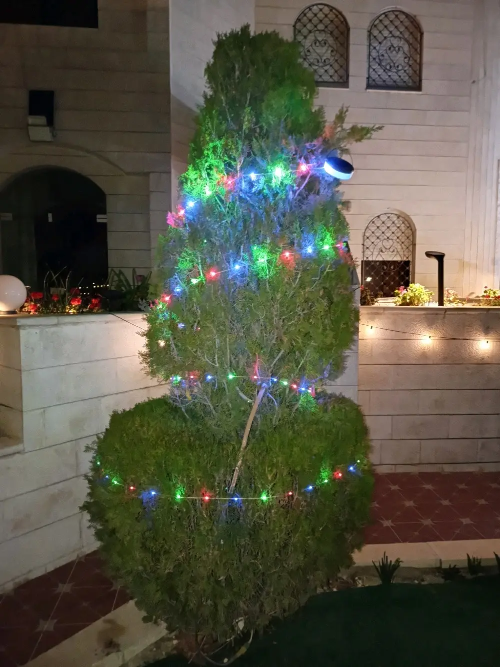 حبل زينة رمضان على الطاقة الشمسية