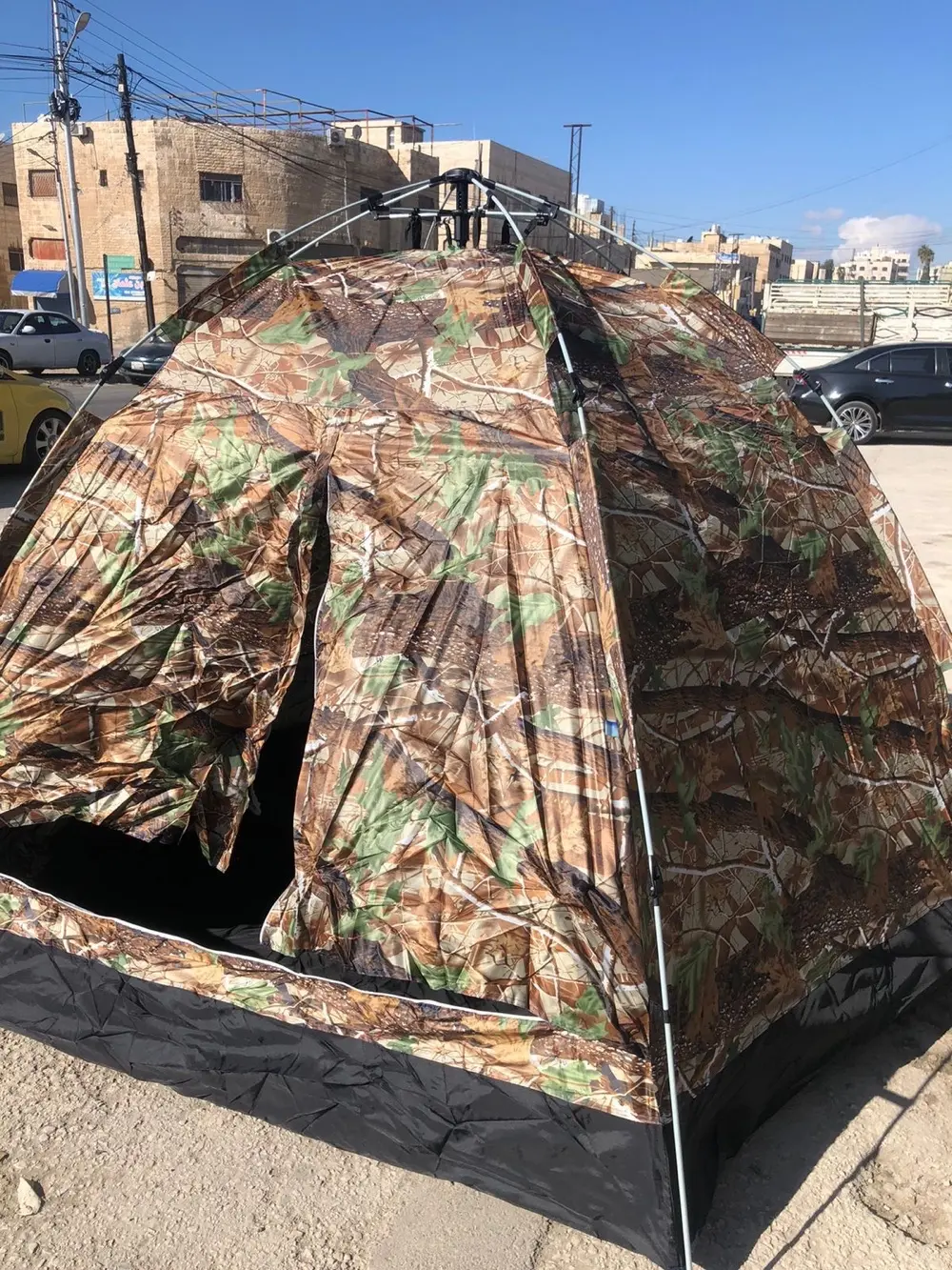 خيمة رحلات سفاري توماتيك جيشي بتوسع عشر اشخاص مقاس 3.20 متر ارتفاع 1.80 جديده