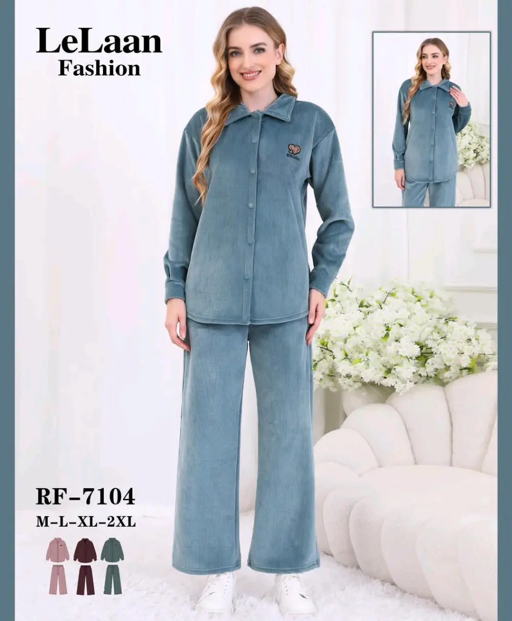 بجامات ستاتي مخمل ثقيل ودافيان و مطنات فرومقاسات M L XL 2X