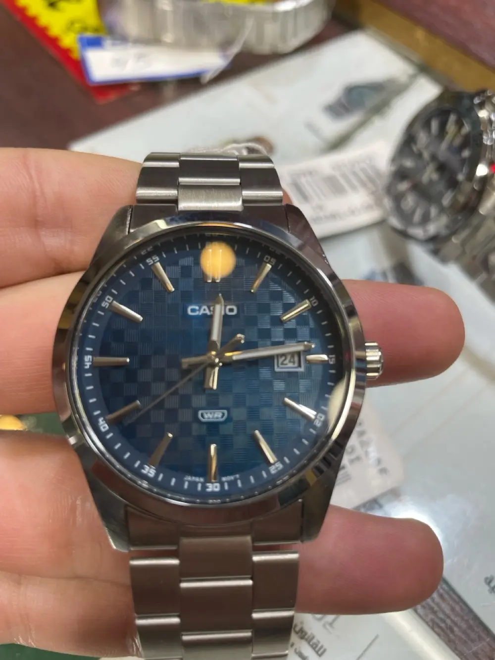 ساعة كاسيو الأنيقة عقارب