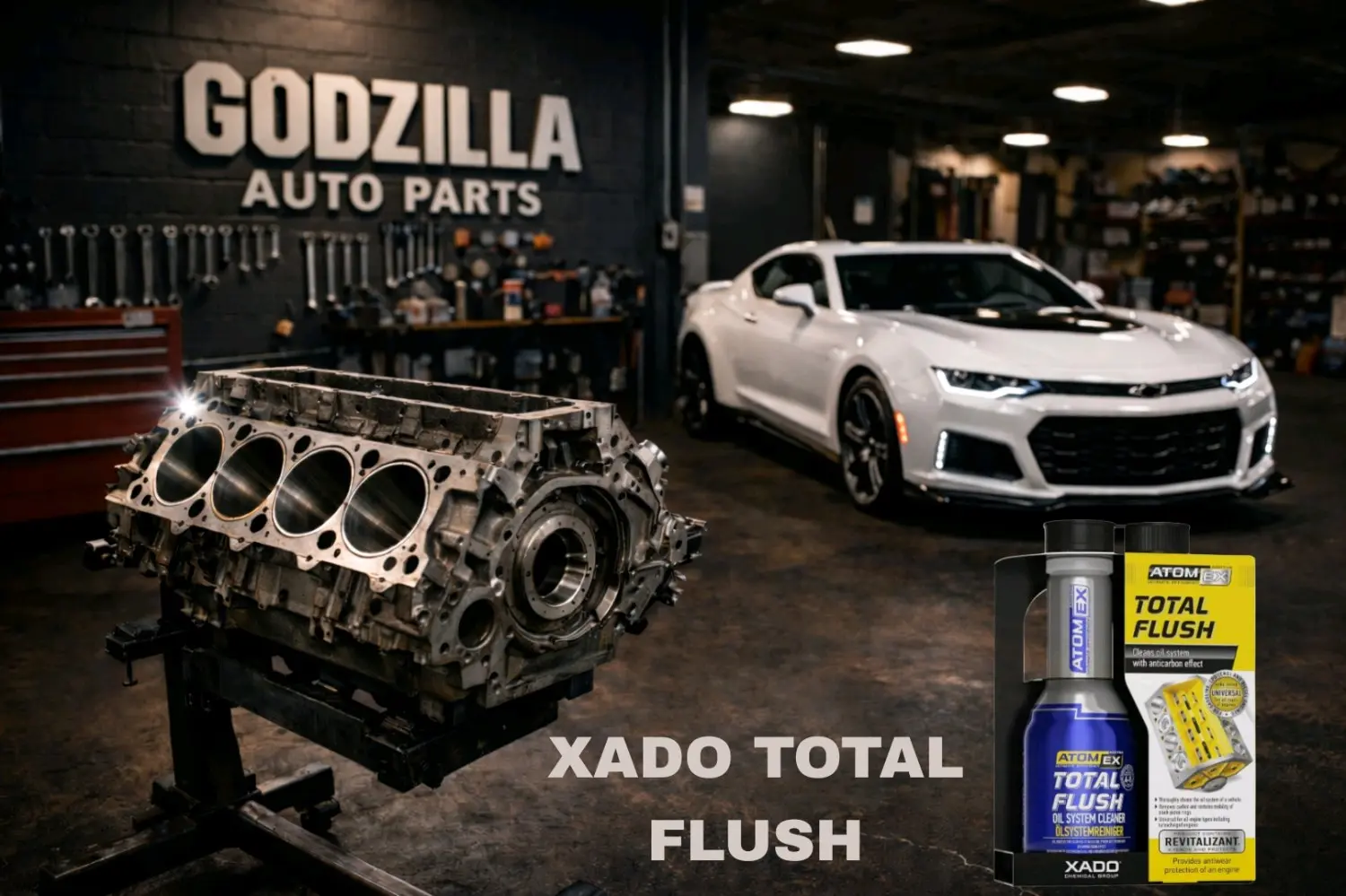 منظف محرك Total Flush – تنظيف عميق قبل تغيير الزيت