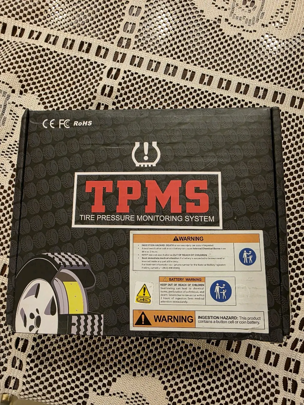 جهاز قياس ضغط الإطارات بلوتوث