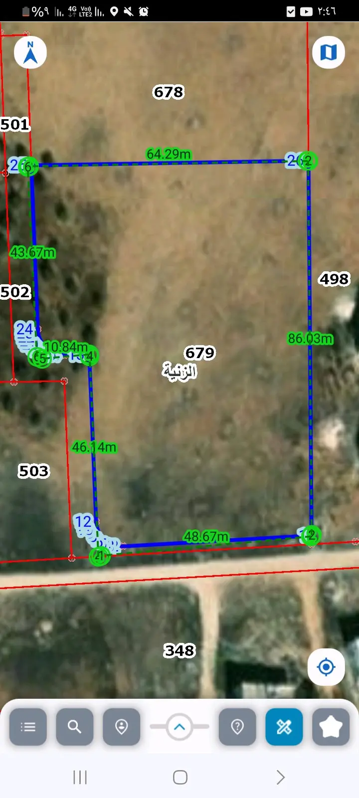 ارض للبيع في بلعما الزيتونة