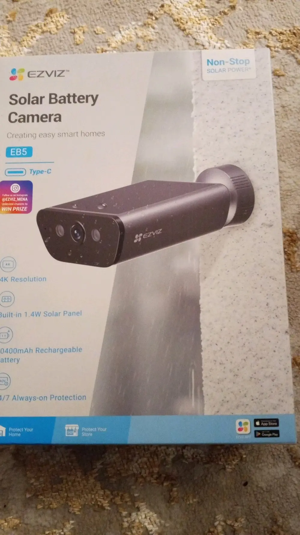 كاميرا طاقه شمسيه